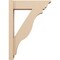 Ekena Millwork 6-in W x 20-in D x 28-in H Funston Trad Rough Cedar Woodgrain TimberThane Outlooker, Primed Tan OUTUR060X20X28FST04RCPR - alternate 6